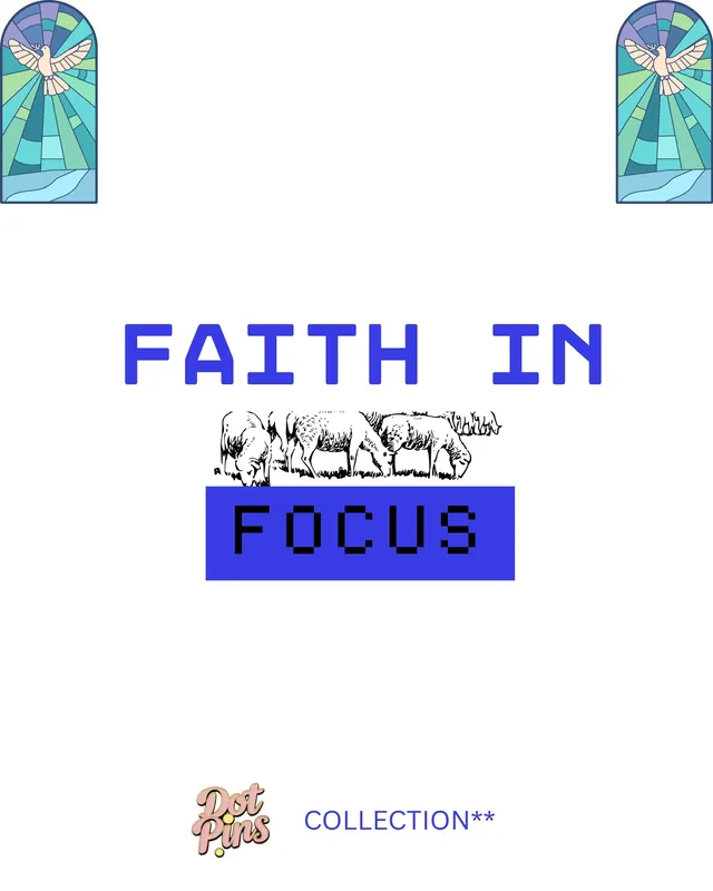 Faith in Focus enamel pins Ghana — Dot Pins