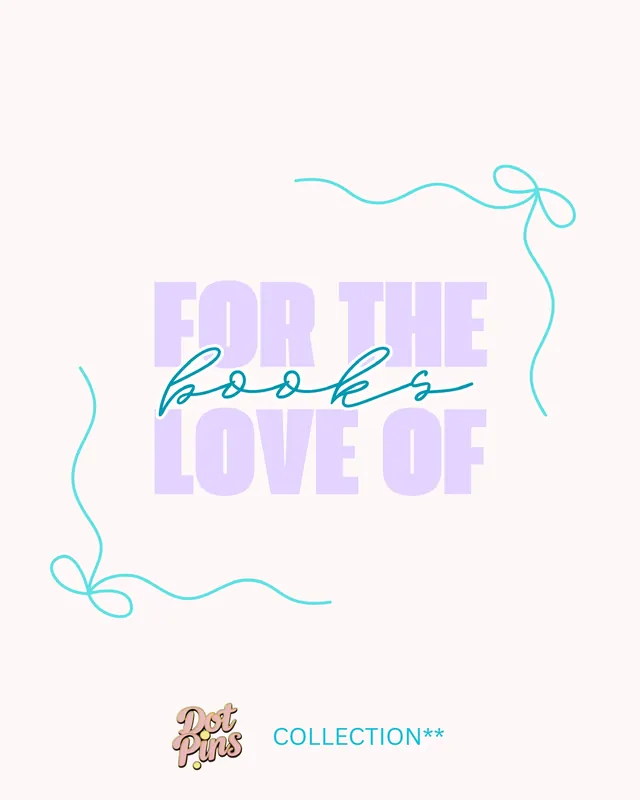 For the Love of Books enamel pins Ghana — Dot Pins